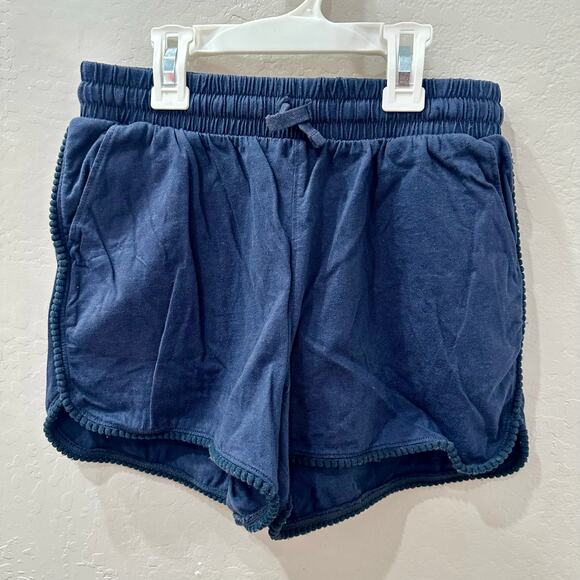 Tea Collection Dark Blue Pom-Pom Shorts - Picture 1 of 8